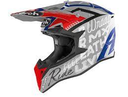 Шлем кросс AIROH Wraap Street Grey Metal Gloss