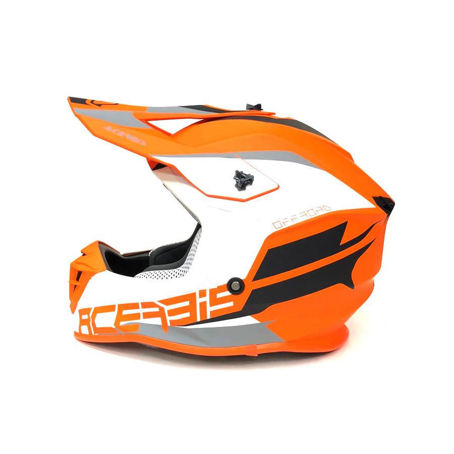 Шлем кросс ACERBIS LINEAR ORANGE/WHITE